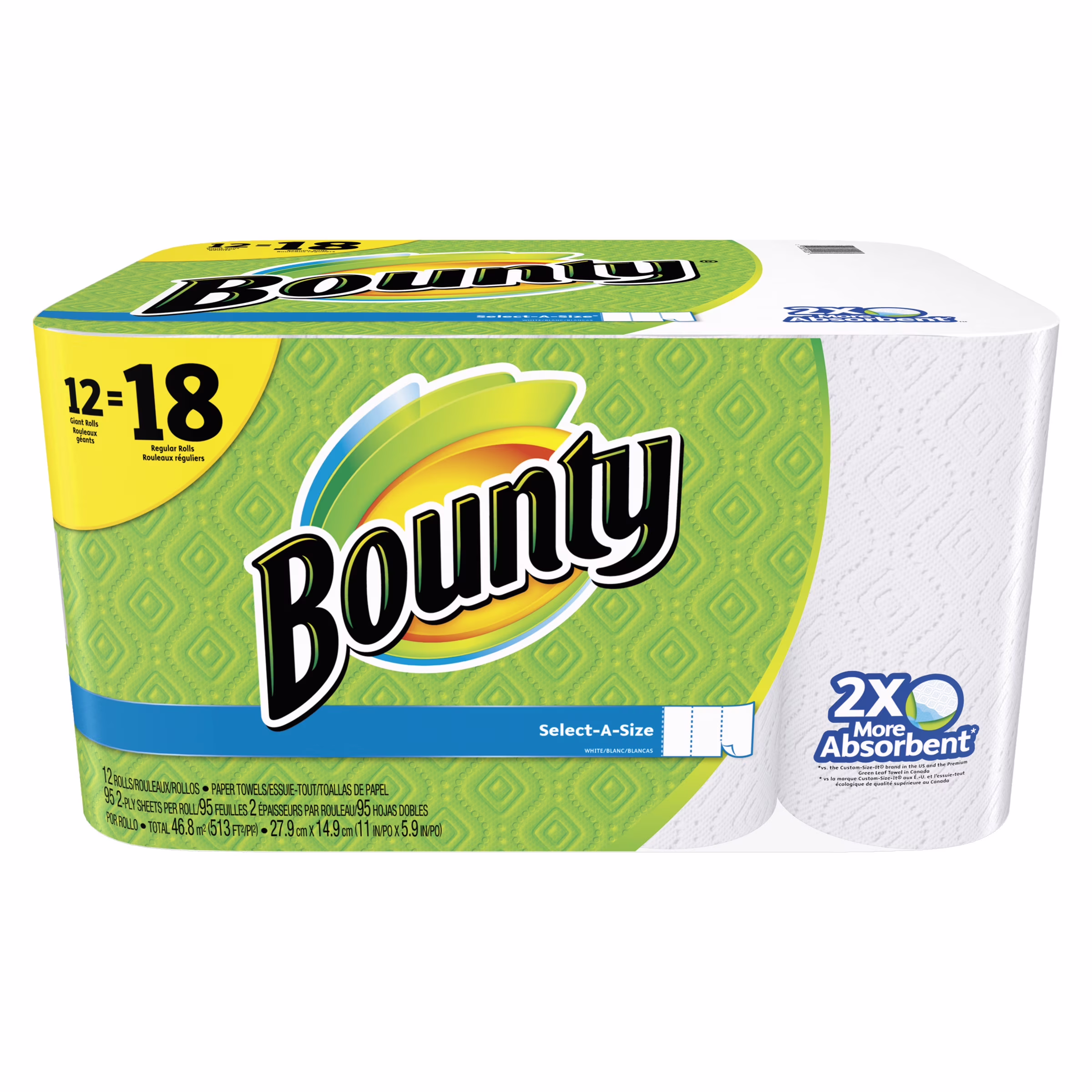 Bounty Select-A-Size Paper Towels 12 Rolls