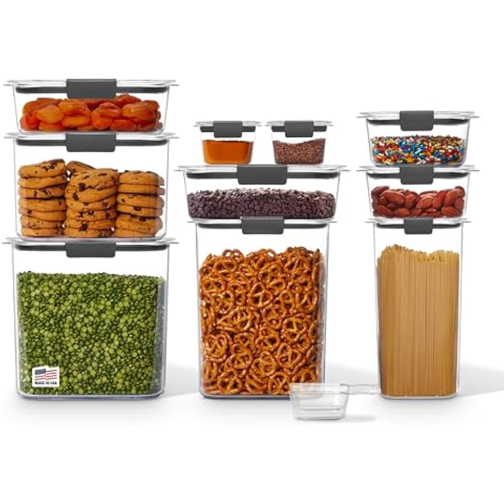 Rubbermaid Brilliance 10-Piece Storage Set