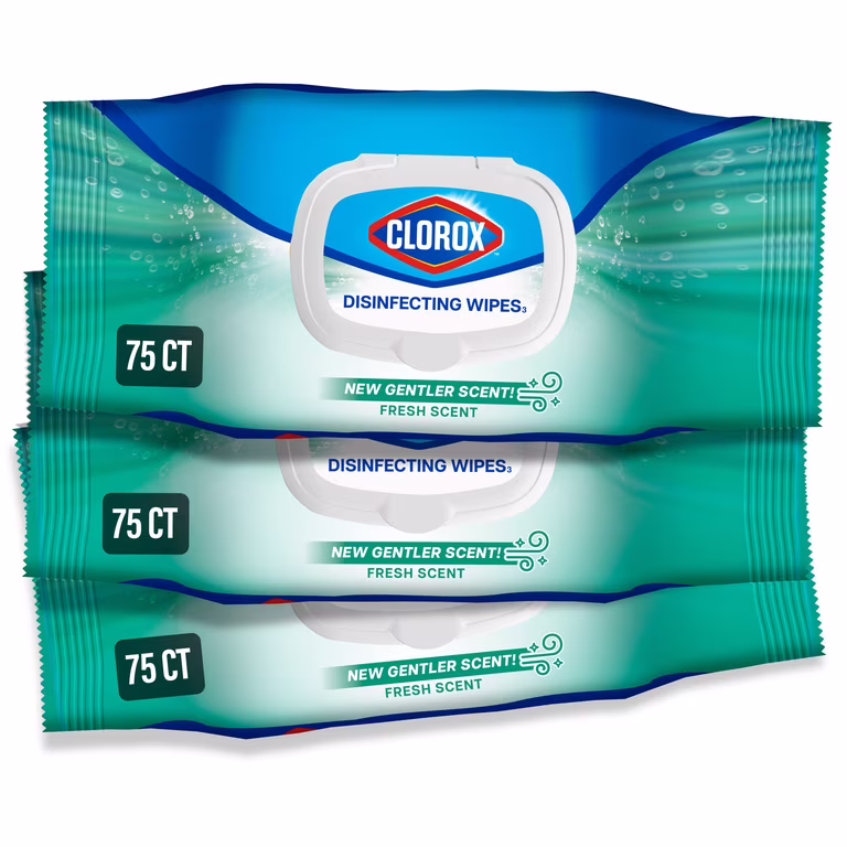 Clorox Disinfecting Wipes, 3-Pack